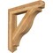 Ekena Millwork Funston Arts & Crafts Rough Sawn Bracket, Western Red Cedar, 6"W x 42"D x 42"H BKT06X42X42FST03RWR - alternate 1